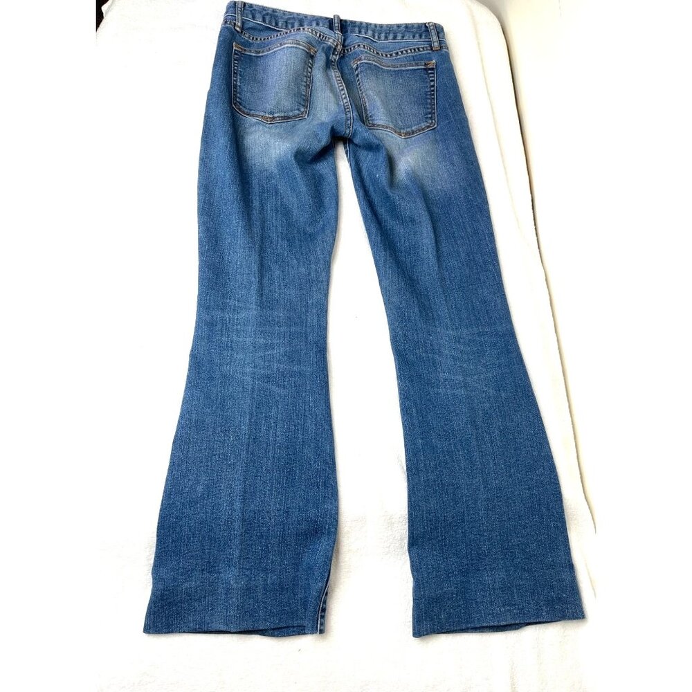 GAP 1969  Size 27R Blue Cotton Blend CURVY Stretch Selvedge Jeans 84b - Picture 2 of 11